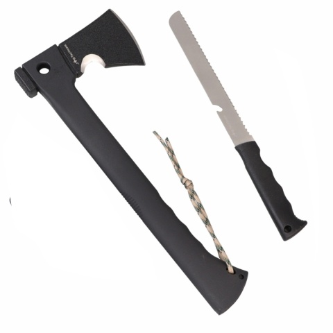 Toporek multitool JB Tacticals JB-17 - czarny - wyjęta piła