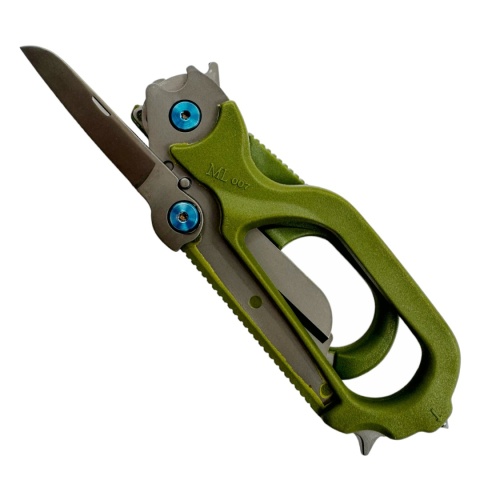 Nożyce wielofunkcyjne multitool JB Tacticals - zielony - nożyk