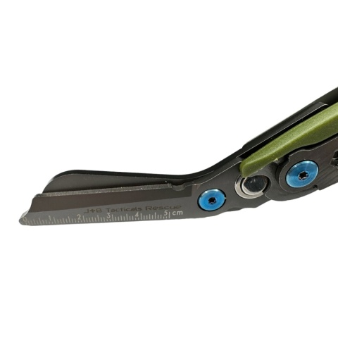 Nożyce wielofunkcyjne multitool JB Tacticals - zielony - ostrze główne