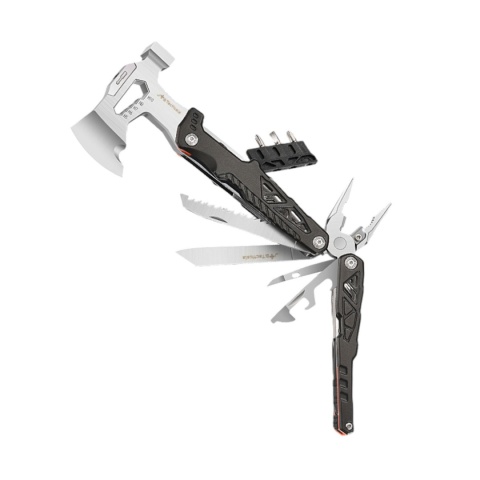 Multitool JB Tacticals JB-11 z toporekim - czarny