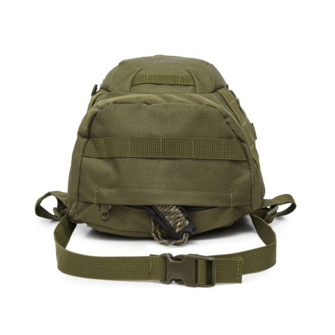 Plecak survivalowy Nils Camp NC3905 Cobra 25 l - zielony - kieszeń w dnie