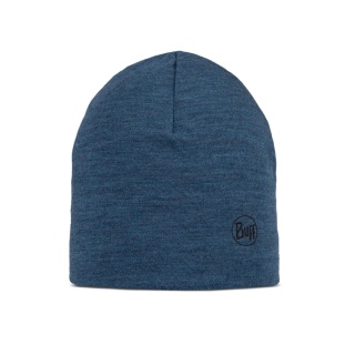 Czapka z wełny merino Buff Merino Midweight Beanie - multistripes tempest (niebieski)