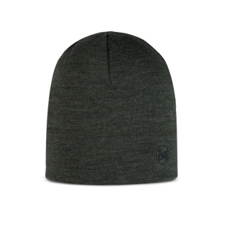Czapka z wełny merino Buff Merino Midweight Beanie - solid bark (brązowy)