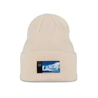 Czapka zimowa Buff Knitted Beanie Lilon Gem - crystal grey (kremowy)