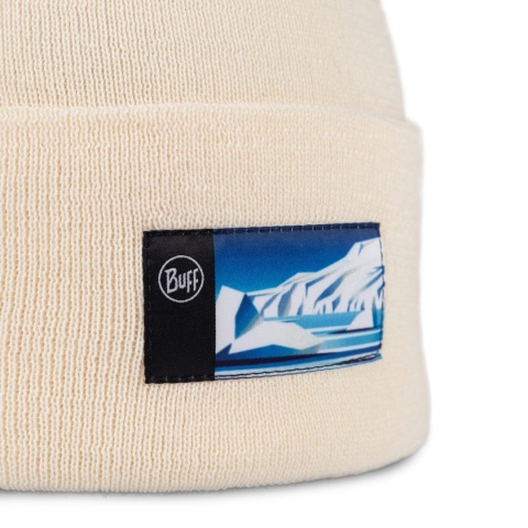 Czapka zimowa Buff Knitted Beanie Lilon Gem - crystal grey (kremowy) - detal