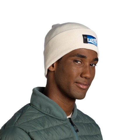 Czapka zimowa Buff Knitted Beanie Lilon Gem - crystal grey (kremowy) - model 2