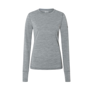 Koszulka damska z wełny merino Super.Natural Tundra 175 LS z długim rękawem - szary