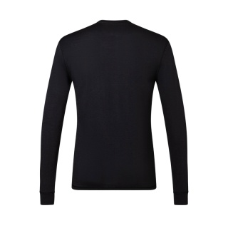 Koszulka męska z wełny merino Super.Natural Tundra 175 LS z długim rękawem - czarny