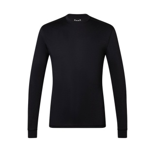 Koszulka męska z wełny merino Super.Natural Tundra 175 LS z długim rękawem - czarny