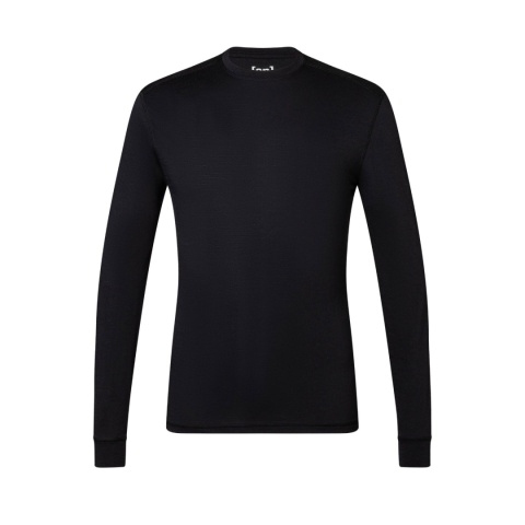 Koszulka męska z wełny merino Super.Natural Tundra 175 LS z długim rękawem - czarny - główne