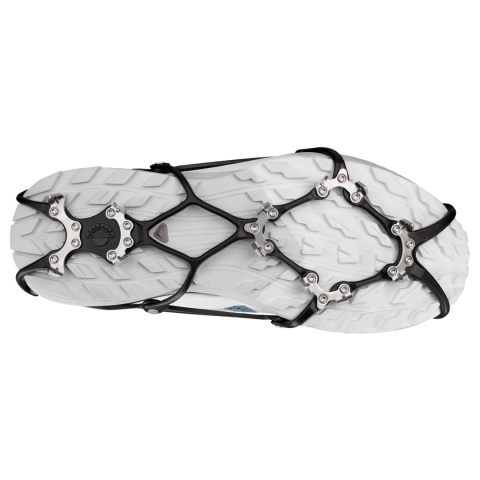 Ultralekkie raczki biegowe Kahtoola MICROspikes Ghost - czarny/czerwony - kolce
