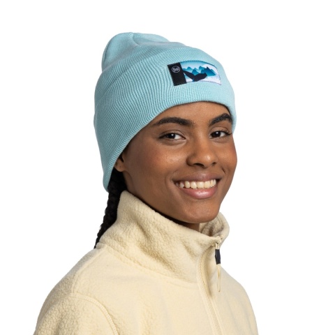 Czapka zimowa Buff Knitted Beanie Lilon Gem - malachite (turkusowy) - model 1
