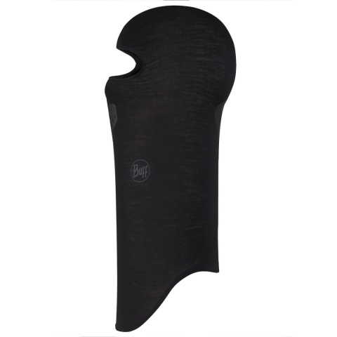 Kominiarka z wełny merino Buff Merino Lightweight Balaclava - solid black (czarny) - główne