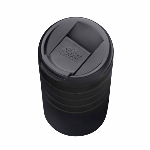 Kubek termiczny Esbit Majoris Thermo Mug Flip Top 450 ml - czarny - zamknięty