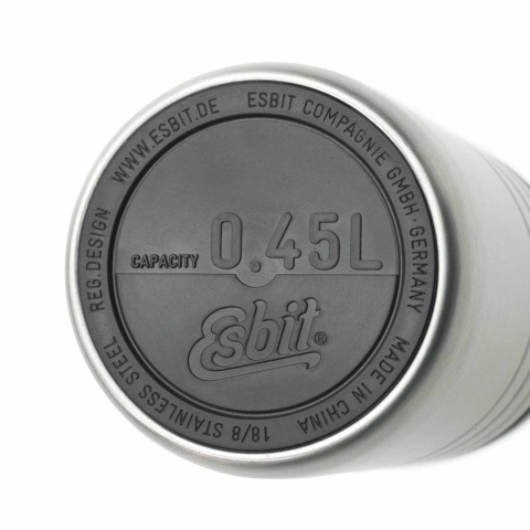 Kubek termiczny Esbit Majoris Thermo Mug Flip Top 450 ml - srebrny - dno