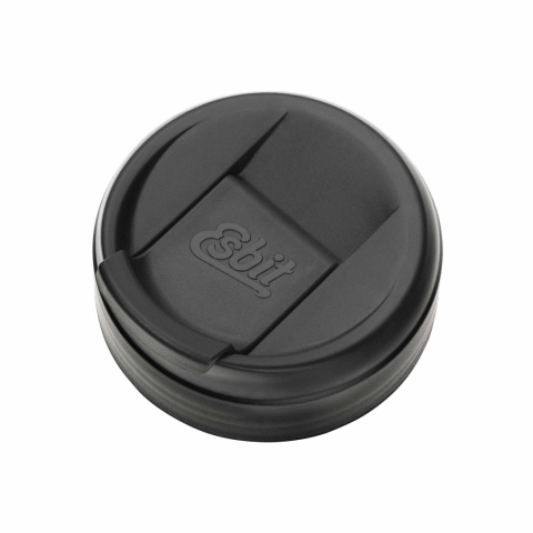 Kubek termiczny Esbit Majoris Thermo Mug Flip Top 450 ml - srebrny - korek