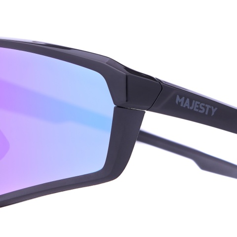 Okulary przeciwsłoneczne Majesty Pro Tour - black/ultraviolet + clear - detal