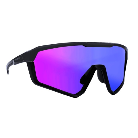 Okulary przeciwsłoneczne Majesty Pro Tour - black/ultraviolet + clear - główne