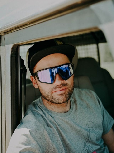 Okulary przeciwsłoneczne Majesty Pro Tour - black/ultraviolet + clear - użycie 1