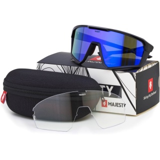 Okulary przeciwsłoneczne Majesty Pro Tour - black/ultraviolet + clear