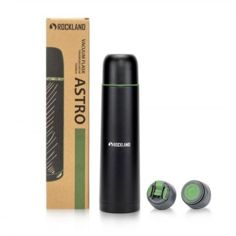 Termos turystyczny Rockland Astro 0,7 l - czarny - opakowanie