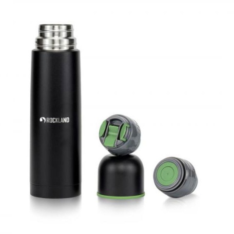 Termos turystyczny Rockland Astro 0,7 l - czarny - zestaw