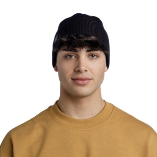 Czapka zimowa Buff CrossKnit Beanie - solid black (czarny)