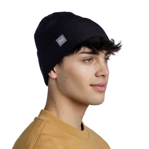 Czapka zimowa Buff CrossKnit Beanie - solid black (czarny) - model 2