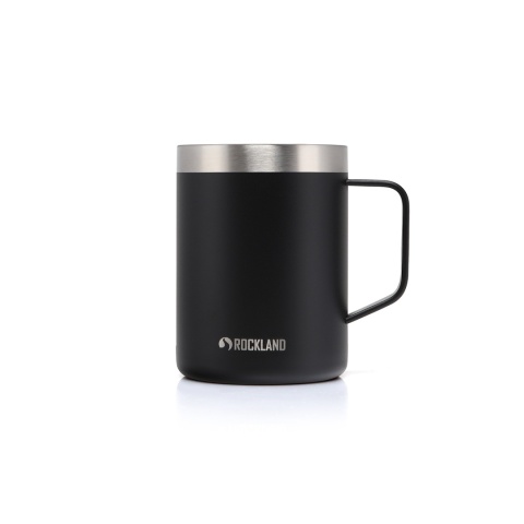 Kubek termiczny Rockland Camp Mug 0,35 l - czarny - otwarty