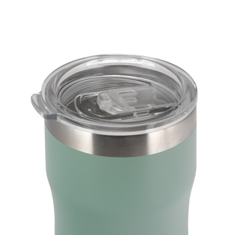 Kubek termiczny Rockland Coffee Mug 0,35 l - zielony - otwieranie