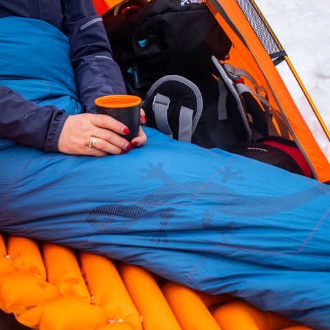 Śpiwór puchowy Freetime Micropak 800D - nogi