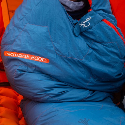 Śpiwór puchowy Freetime Micropak 800D - tułów