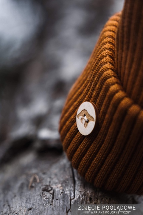 Czapka zimowa SuperYellow Arctos z wełny merino - lifestyle 2