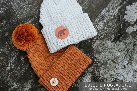 Czapka zimowa SuperYellow Arctos z wełny merino - lifestyle 5