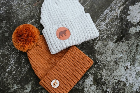 Czapka zimowa SuperYellow Arctos z wełny merino - lifestyle 5