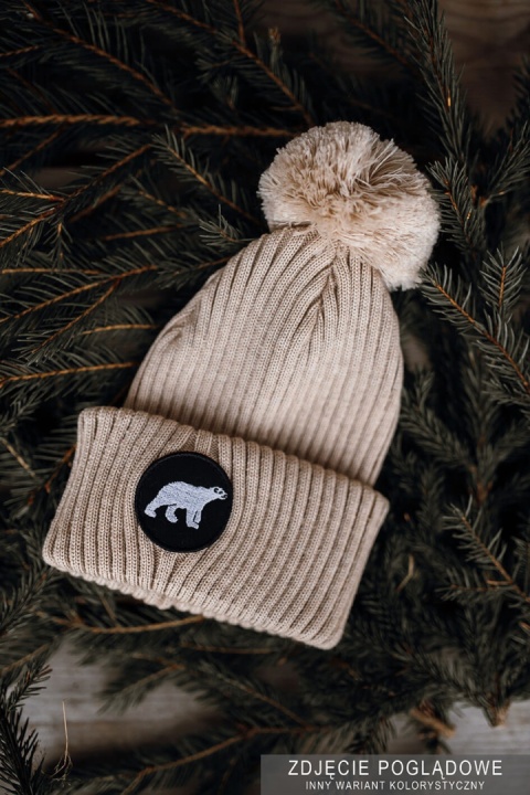 Czapka zimowa SuperYellow Polar z wełny merino - lifestyle 2