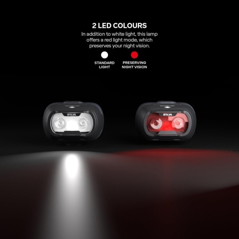 Czołówka Silva Seek 450 Recharge - 450 lumenów - kolory światła 1