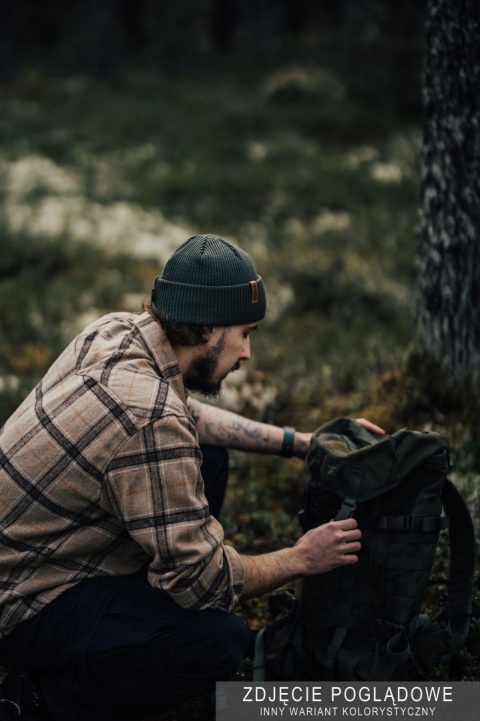 Czapka zimowa SuperYellow Kjempe z wełny merino - lifestyle 5