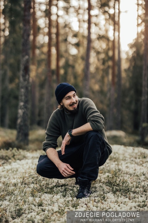 Czapka zimowa SuperYellow Kjempe z wełny merino - lifestyle 8