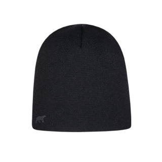 Czapka z wełny merino SuperYellow Vuori - czarny
