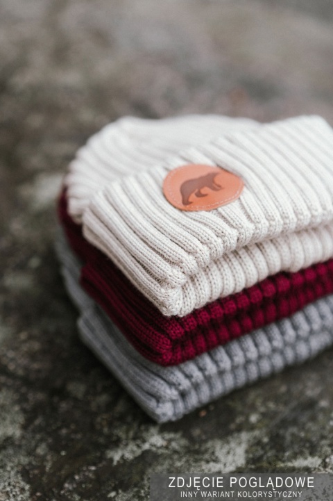 Czapka z wełny merino SuperYellow Björn - lifestyle 3