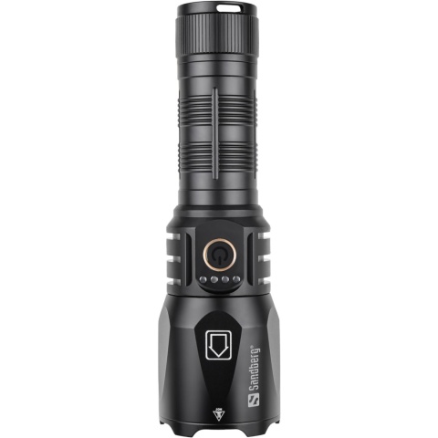 Latarka Sandberg Survivor Torch Powerbank 5000 mAh - 1200 lumenów - pionowo 1
