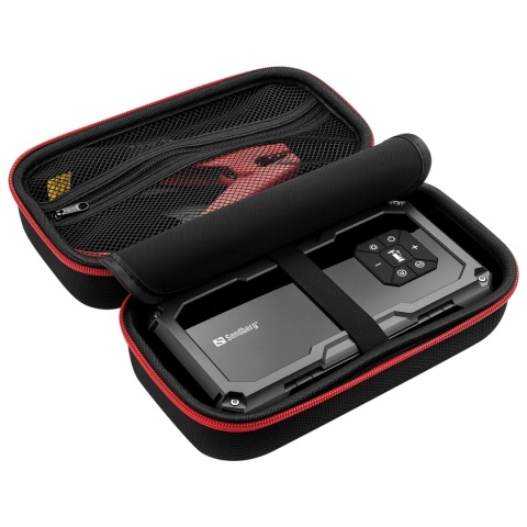 Wielofunkcyjne urządzenie rozruchowe Sandberg Car Jumpstarter TirePump 10000 - komplet