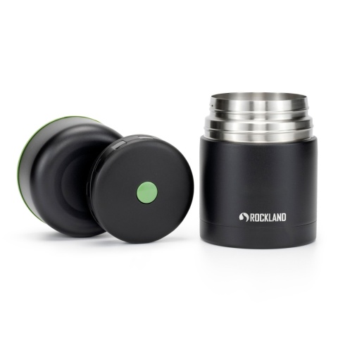 Termos obiadowy Rockland Comet 0,5 l - czarny - otwarty