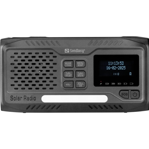 Radio wielofunkcyjne Sandberg Survivor DAB Radio All-in-1 4500 - front