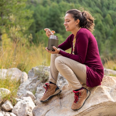 Termos obiadowy Esbit Food Jug 1 l - olive - użycie 1