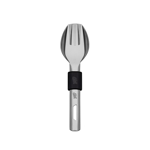 Termos obiadowy z niezbędnikiem Esbit Classic Food Jug Cutlery Set 0,75 l - czarny - niezbędnik złożony