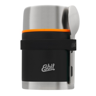 Termos obiadowy z niezbędnikiem Esbit Classic Food Jug Cutlery Set 0,75 l - czarny