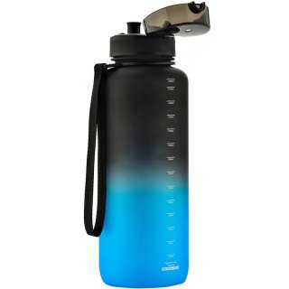 Butelka z tritanu Meteor 1500 ml - czarno-niebieska