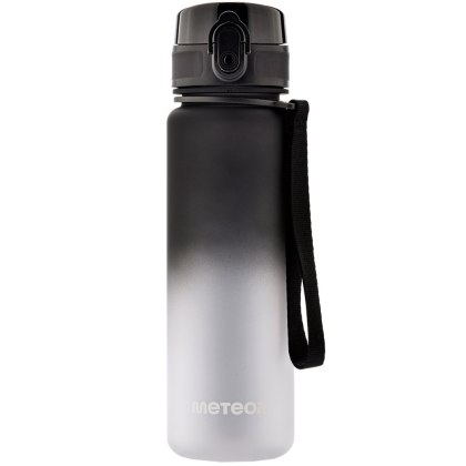 Butelka z tritanu Meteor 500 ml - czarno-biała